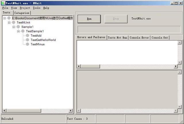 使用NUnit进行DotNet程序测试
