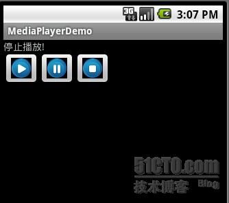 Android 中级教程(一)之------Android MediaPlayer播放mp3的实例!