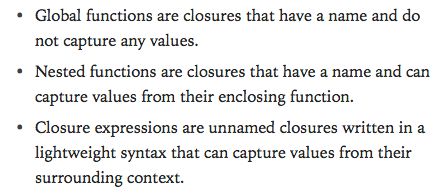 Functions & Closures