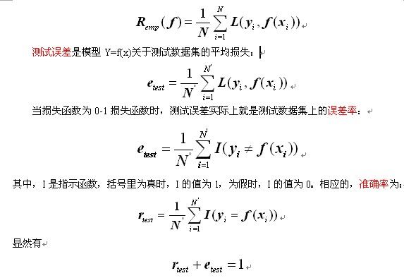 统计学习方法概论