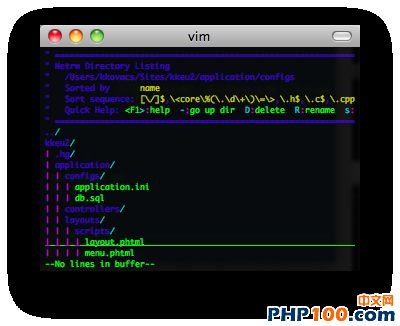 vim screenshot