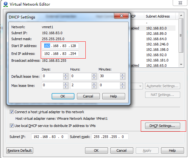 VMware 默认的虚拟交换机关系与VMnet设置