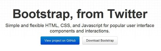Twitter Bootstrap 框架
