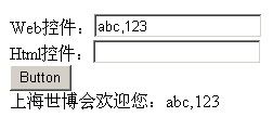 一个挺有意思的小问题Html控件和Web控件