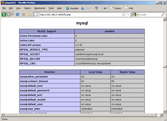 CentOS/安装/LAMP