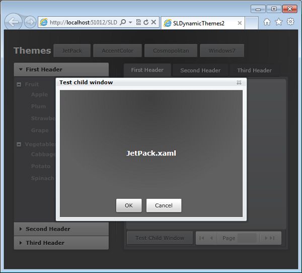 Silverlight 动态改变主题