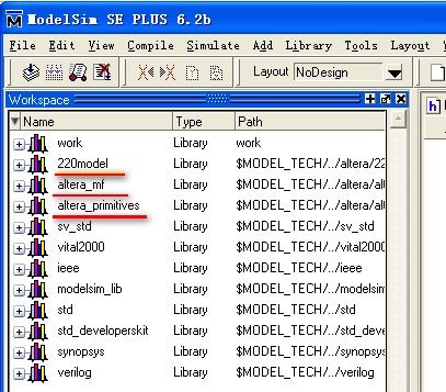 ModelSim中Altera仿真库的添加