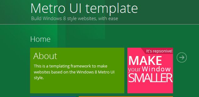 free metro ui template 3