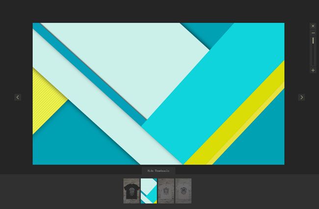 基于jQuery全屏相册插件zoomVisualizer