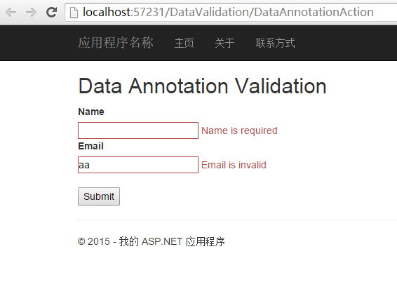 MVC5 + EF6 + Bootstrap3 (16) 客户端验证