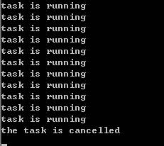 多任务编程(二)取消任务