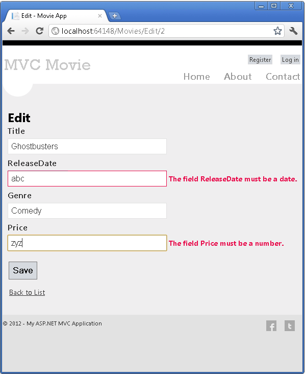 Intro to ASP.NET MVC 4 with Visual Studio [译二：入门]