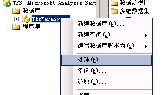 TFS2008里的分析数据库错误