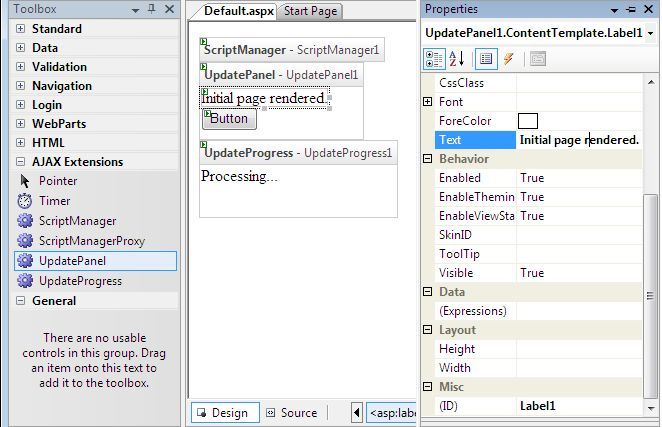 ASP.NET AJAX入门系列（6）：UpdateProgress控件简单介绍