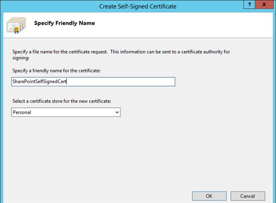 Configure SSL for SharePoint 2013