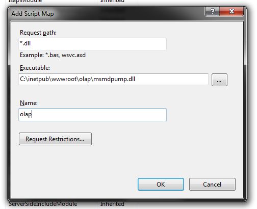 How to set up XMLA HTTP Access for SQL Server Analysis Service 2008 and access the Adventure Works 2008 from an DV