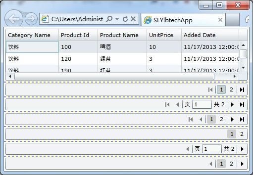 SilverLight-DataControls:四、The PagedCollectionView(分页的集合视图) 对象