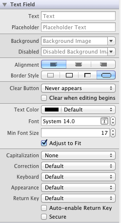 IOS-TextField功能方法详解