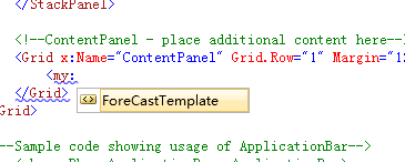 <WP7>（二）手把手教你写天气预报程序：UserControl的运用