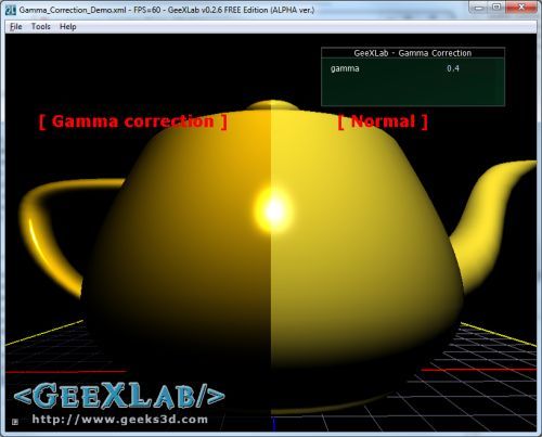 gamma correction of 0.4