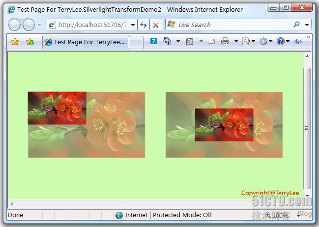 （29）：Silverlight 2 使用Transform实现更炫的效果（上）