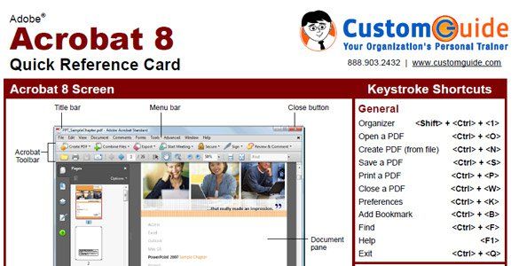 Adobe Acrobat 8 Quick Reference