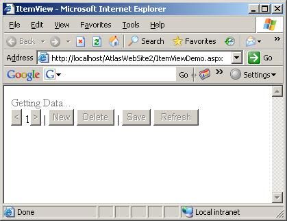 使用ASP.NET Atlas ItemView控件显示集合中的单个数据