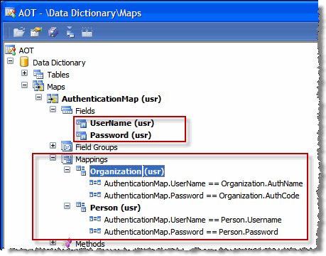 Dynamics AX中Table Map的点点滴滴