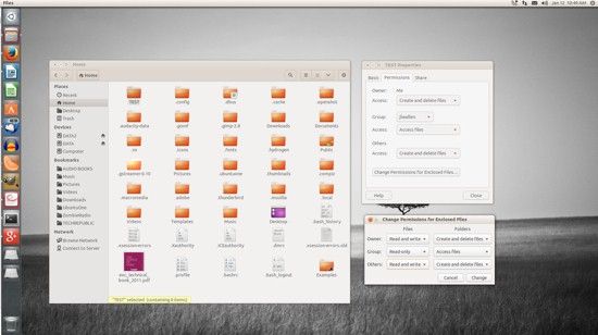 修改Linux下的文件以及文件夹的权限