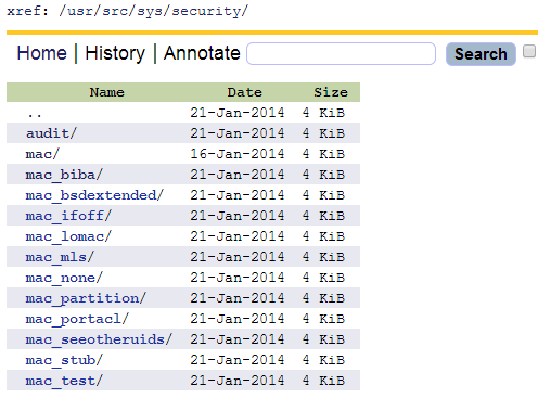 TrustedBSD Mandatory Access Control Framework分析