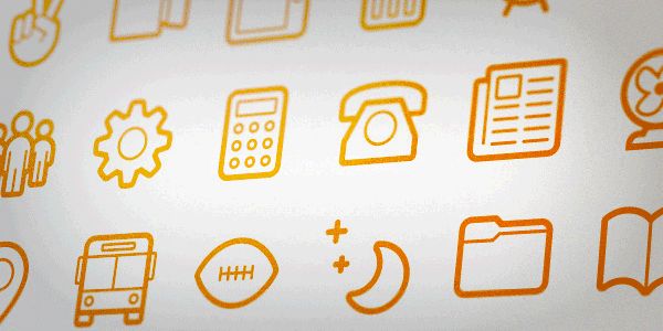 Flat Icons & Icon Fonts