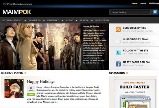 mainpol 21 Free Premium Wordpress Themes to Impress