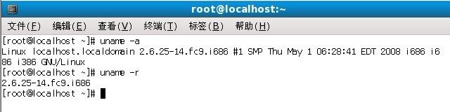 uname -r和uname -a了解