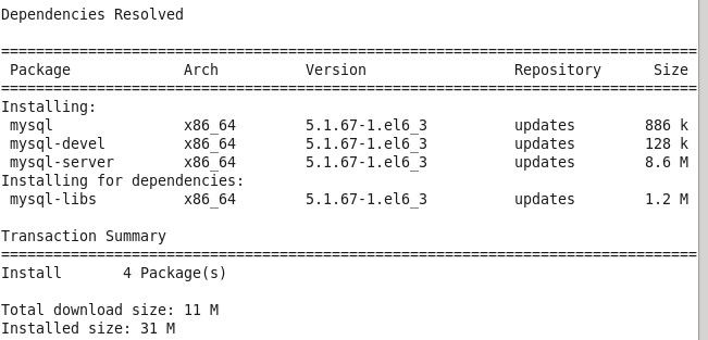 CentOS6.4下Mysql数据库的安装与配置