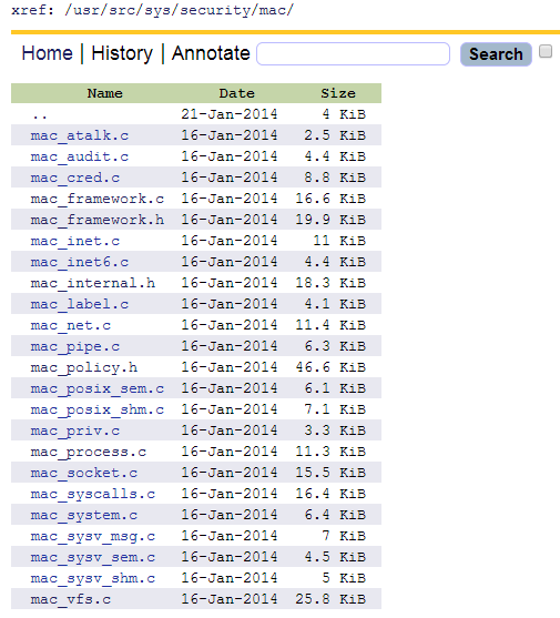 TrustedBSD Mandatory Access Control Framework分析