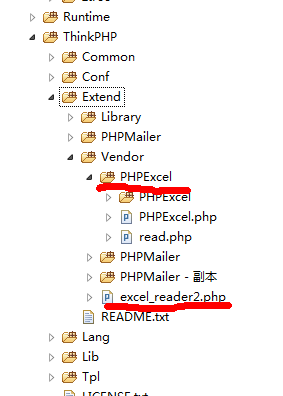 php 和thinkphp 对excel操作