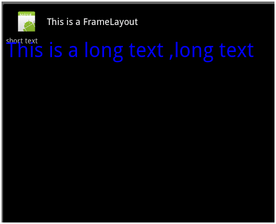 android学习之FrameLayout