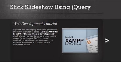 19个非常有用的 jQuery 图片滑动插件和教程