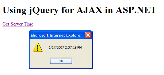 Using jQuery for AJAX in ASP.NET