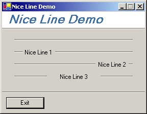 Nice Line - A simple shaded line