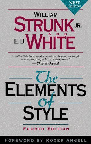 the Elements Of Style