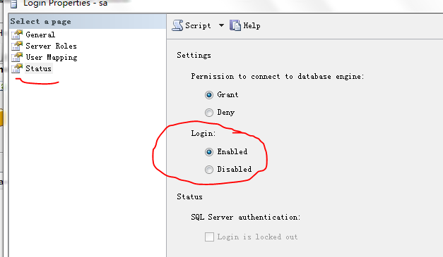 SQL Server2005 sa登录出错~