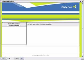 vs2005新控件之MasterPage [母版页][与CSDN]