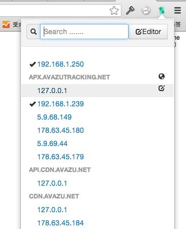 chrome切换hosts插件 hostsadmin