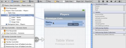 Connecting the player cell