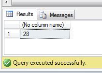 T-SQL获取二月份天数