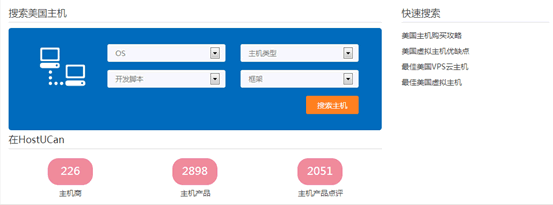 美国主机 主机选择