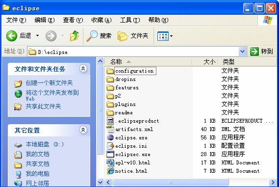 eclipse的目录结构