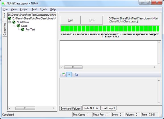 对SharePoint 2010进行单元测试NUnit