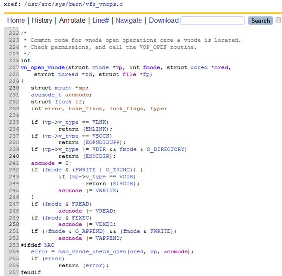 TrustedBSD Mandatory Access Control Framework分析